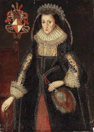 unknow artist Portrait of Portrait of Lady Eleanor Dutton